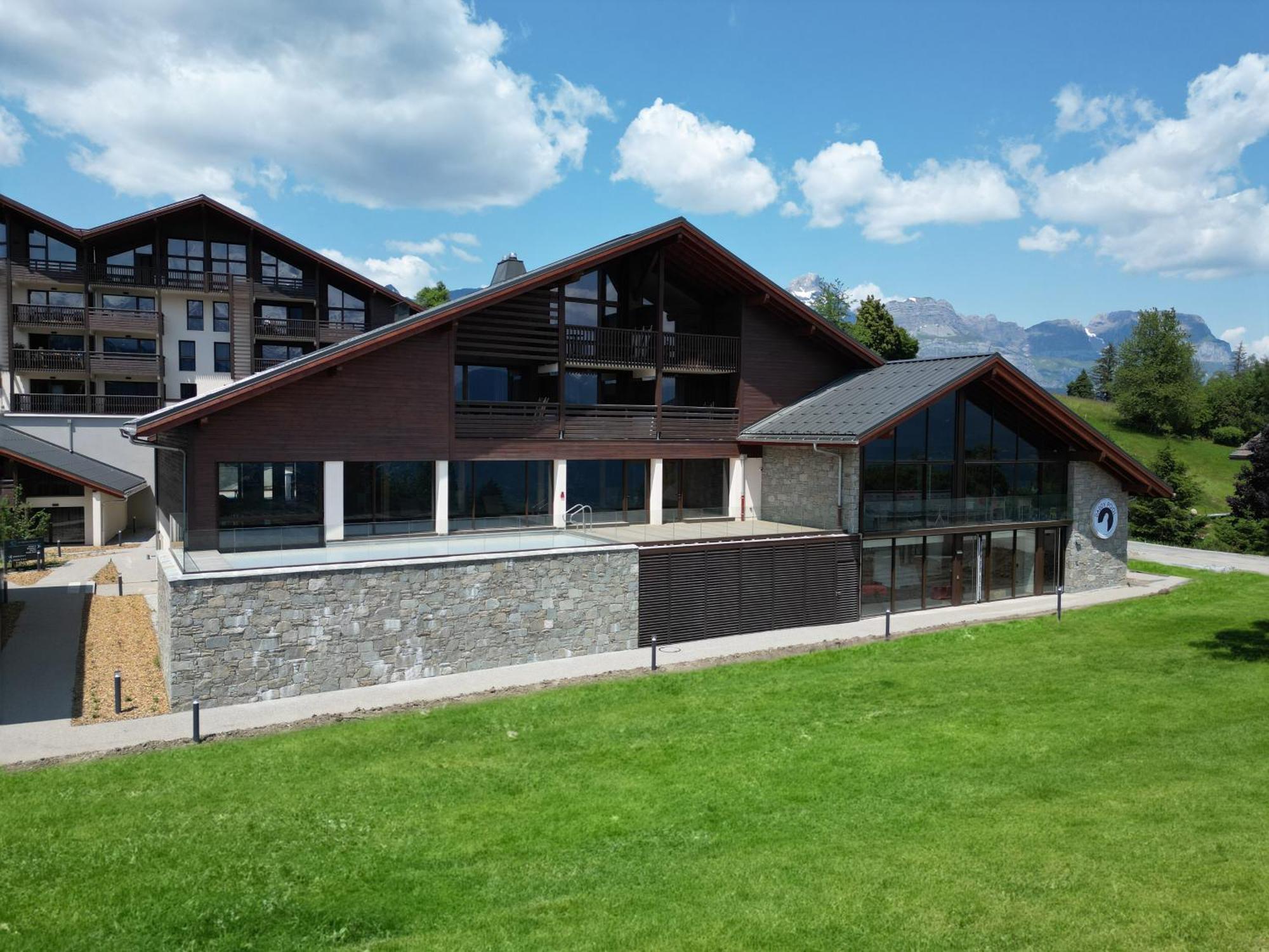 Aparthotel Terresens - Les Roches Blanches Combloux Exterior foto