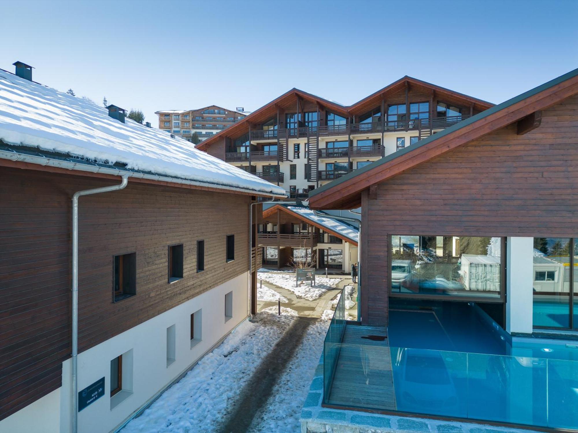 Aparthotel Terresens - Les Roches Blanches Combloux Exterior foto